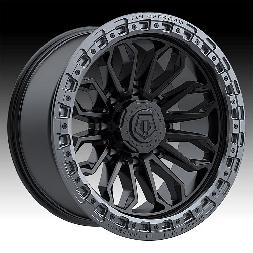 TIS Wheels 556BA (8-Lug) Satin Black Custom Truck Wheels 1